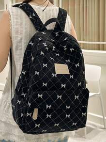 女士格子背包，经典又时尚