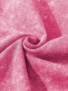 EWH Hip Hop High Street Day Comics Characters Creative Printed Summer Short Sleeve T-Shirt Men Men Oversize Couple DG004 - 玫紅色 - 查看 5