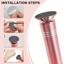 FollowBreak Rechargeable Electric Foot File, Cordless Foot Callus Remover, Multi-Function Personal Foot Grinder, Suitable For Men And Women To Remove Thick Hard Dead Skin, Calluses, Corns On Heels - Multicolor - View 4