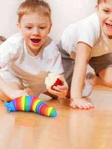 1/4 món đồ chơi sâu bướm lông xù ngẫu nhiên màu sắc, đồ chơi giảm căng thẳng hình sên, phù hợp cho trẻ em và người lớn, đồ chơi cảm giác dễ thương, phù hợp cho trẻ tự kỷ, đồ chơi giảm stress | Quà tặng lễ Phục Sinh - Nhiều màu - Xem 10