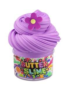 1瓶70毫升水晶史莱姆，弹性杏桃奶油史莱姆 - 桃子香味减压玩具，最佳返校礼物。圣诞节和万圣节礼物，派对小礼物[随机配件和包装贴纸图案]桃子水晶粘土，颜色随机（1个随机配件，不含史莱姆 - 不推荐） - 彩色 - 查看 4