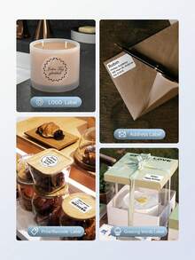 Niimbot B1 Mini Portable Thermal Printer, Pocket Label Printer Suitable For Self-Adhesive Stickers, UV Labels, Bluetooth Printing - Lake Blue Gray - View 7