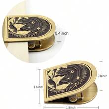 QY Vintage Metal Clip For Journals Planners Notebooks Brass Colored Book Clip Little Binder Clip For Page Holder Book Mark Mountain 5837 - XYLG-002 - 查看 2