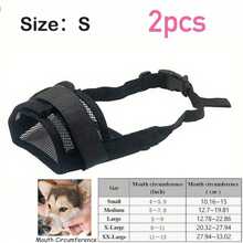 1 Pièce Muselière Pour Chien, Muselières En Maille Souple Pour Petits, Moyens Et Grands Chiens Chihuahua, Caniche, Husky, Labrador Retriever, Protecteur Respirant De La Bouche De Chien Pour Mordre, Mâcher, Toilettage, Permettre De Respirer Et De Boire