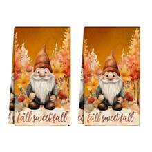 2/4 pièces Serviettes décoratives d'Halloween - Très absorbantes, en microfibre, lavables en machine, conviennent pour la décoration de fête, la cuisine, la cuisson, les cadeaux de pendaison de crémaillère et le nettoyage. Adaptées pour la cuisine, la salle de bain et les toilettes