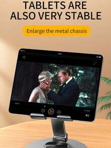 A Metal Phone Holder With A Rotating Folding Desktop Phone Holder - Multicolor - View 7