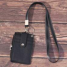 1PCPractical Work School ID Card Badge Holder With Keyring Rope Layards Neck Strap Bag Accessories,For Nurse Officer Teacher Security Staff Women Men - Multicolor - View 7