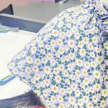 1pc Small Dog Clothes Pet Clothing Chihuahua Skirt Puppy Cat Princess Apparel Cute Puppy Clothes Pet Dress Dog Summer Dress Cat Skirt Romantic Style With Purple Floral Print, Pet Product Kitten Dog Dress Pet Apparel Bichon Yorkie Costume Pet Clothing Cute Dog Cooling Vest Suitable For Small-Medium Cats And Dogs - Multicolor - View 2