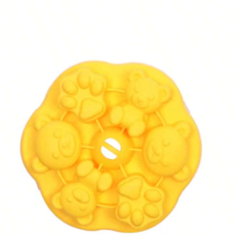 1Pcs Silicone Muffin Molds Cupcake/Ice Cubes Mold Fits 5 To 8 Qt Pressure Cooker Sous Vide Egg Bite Maker Air Fryer Accessories - Yellow - View 1