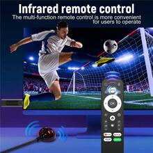 Stick de TV I96 D10, reproductor de medios portátil con reproducción HD 4K HDR, Quad Core de 64 bits con Android TV, Wi-Fi 2.4G, para Stick de Android TV, dispositivo de streaming 4K HD para TV y proyector