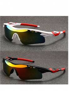 1/2 件男士/女士户外运动骑行眼镜防风眼镜 - 彩色 - 查看 13