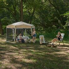 12' X 10' Glamping Hexagon Lighted Canopy - asPic - Xem 3