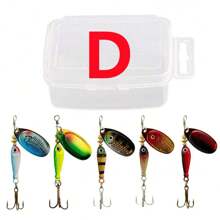 Topline Tackle 2pcs/5Pcs 9g Fishing Spinner Baits Lures Kit, As Hard Spinners Lure And Spinnerbaits For Bass Walleye Salmon Trout Trout Redfish