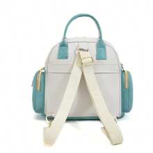 1 件全新优质尼龙妈咪包，大容量尿布包，配有独立奶瓶架、纸巾袋、行李带，时尚便捷，适合带宝宝旅行 - 彩色 - 查看 7