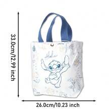 Disney 1 Túi vải canvas Stitch chính hãng, hình hoạt hình dễ thương, dung tích lớn, túi đựng đồ tạp hóa, túi xách thời trang, túi dự tiệc, túi mua sắm di động, túi du lịch, túi đi làm, túi đi biển, quà tặng Ngày Tưởng niệm, Sinh nhật, Halloween, Giáng sinh cho người yêu thích Stitch. - Nhiều màu - Xem 8