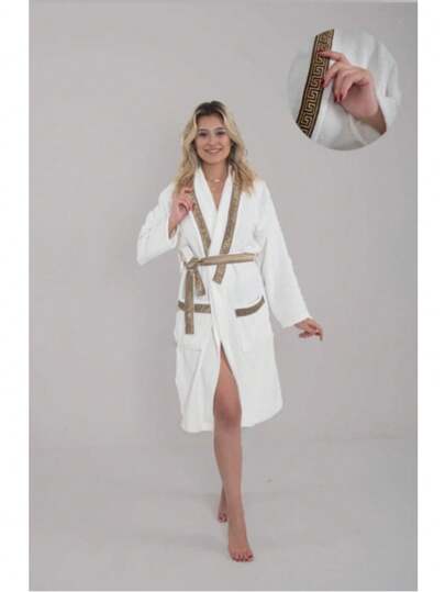 Product Description:  Wrap Yourself In Comfort And Elegance With Our Premium Turkish-Made Bathrobe. Crafted From 100% High-Quality Cotton, This Robe Is Designed To Provide Maximum Softness, Absorbency, And Breathability - Making It Perfect For Post-Shower Relaxation Or Cozy Lounging At Home.  Material: 100% Cotton – Natural, Breathable, And Gentle On The Skin  Made In Turkey – Renowned For Superior Textile Craftsmanship  Design: Classic Embroidered Detailing For A Touch Of Sophistication  Fit: Available In Sizes S, M, L, XL – Unisex Design Suitable For Both Men And Women  Weight: Approx. 450–500 Grams – Lightweight Yet Absorbent  Features: • Soft Terry Texture Inside And Outside • Durable Double-Stitched Seams • Adjustable Waist Belt • Deep Front Pockets For Convenience  Care Instructions: Machine Washable At 30°C. Do Not Bleach. Tumble Dry Low. Iron On Low If Needed. Türkish Cotton