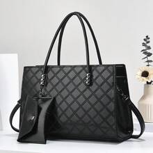 Women Top Handle Bags - 黑色 - 查看 4