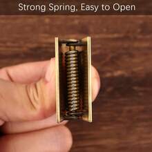 QY Vintage Metal Clip For Journals Planners Notebooks Brass Colored Book Clip Little Binder Clip For Page Holder Book Mark Mountain 5837 - XYLG-002 - 查看 3