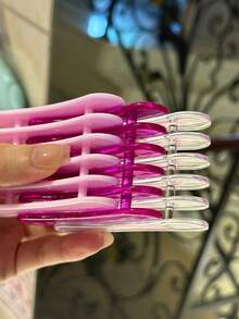 水晶美甲笔筒，指甲油刷收纳盒 - 彩色 - 查看 3