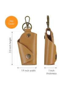 Leather Wrap Keychain, Key Holder Pouch Keychain, Car Key Holder, Key Holder Organizer, Key Holder With Keyring - Multicolor - View 8