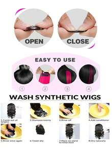 2PCS Synthetic Long Natural False Fringe Bangs Clip In On Front Side Fringe Hair Extension Middle Part Fake Fringe For Women