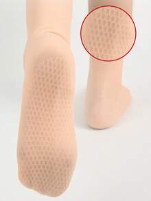 1 Paar Fußmaske mit ätherischen Ölen, aufhellend & feuchtigkeitsspendend für trockene, rissige Füße; Gel Fersen- & Beinwärmer für Fußhydratation - Pink - Übersicht 8