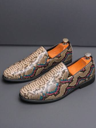 Fashionable, Versatile, Comfortable Leather Dress Shoes With Soft Lining, Non-Slip Soles, Suitable For Business, Wedding, Casual Wear, Office, Youth Men Oxfords