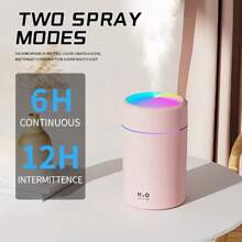Humidificateur mini coloré de 300 ml alimenté par USB, pour la maison, le bureau, la voiture - options de couleurs variées, humidification quotidienne, prévient la sécheresse