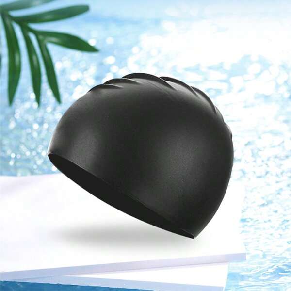 Cuffia da nuoto - Realizzata in materiale impermeabile e confortevole, cuffia da nuoto in silicone che protegge le orecchie e non stringe, progettata per gli appassionati di nuoto e gli amanti dello sport; adatta a tutti, applicabile a vari scenari come piscina, spiaggia e attività acquatiche, con flessibilità per farti brillare durante il nuoto garantendo comfort e praticità.