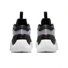 Nike Zapatos de baloncesto Jordan Zoom Separate PF Doncic de puntera redonda con cordones, de tela y cuero sintético, con amortiguación TPU, antideslizantes, duraderos y de soporte, de media altura, versión nacional, hombre, negro y blanco