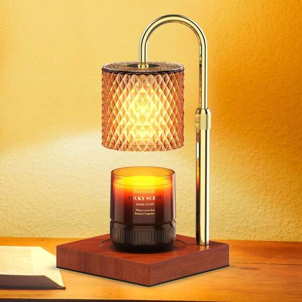 Candle Warmer Lamp With Dimmer/Timer/Adjustable Height,Electric Candle Lamp Warmer For Jar Candles,Home Decor Valentines Day Gifts For Daughter/Mom/Women