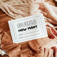 50 بطاقة، ألعاب حفلة الحمام للعروس، ألعاب حفلة استقبال المولود، بسيطة