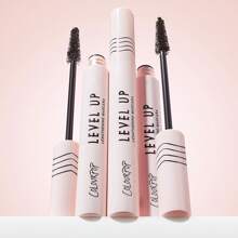 ColourPop Level Up Lengthening Mascara - Buildable Black Mascara For Lifting & Lengthening Lashes - Separates And Extends Lash Length - Conditioning Formula With Vitamin C & E - Black (0.25 Oz) - 棕色 - 查看 10