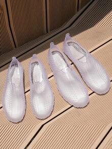 1 双男女通用水鞋，适合户外运动、涉水、沙滩、游泳 - 無色 - 查看 7