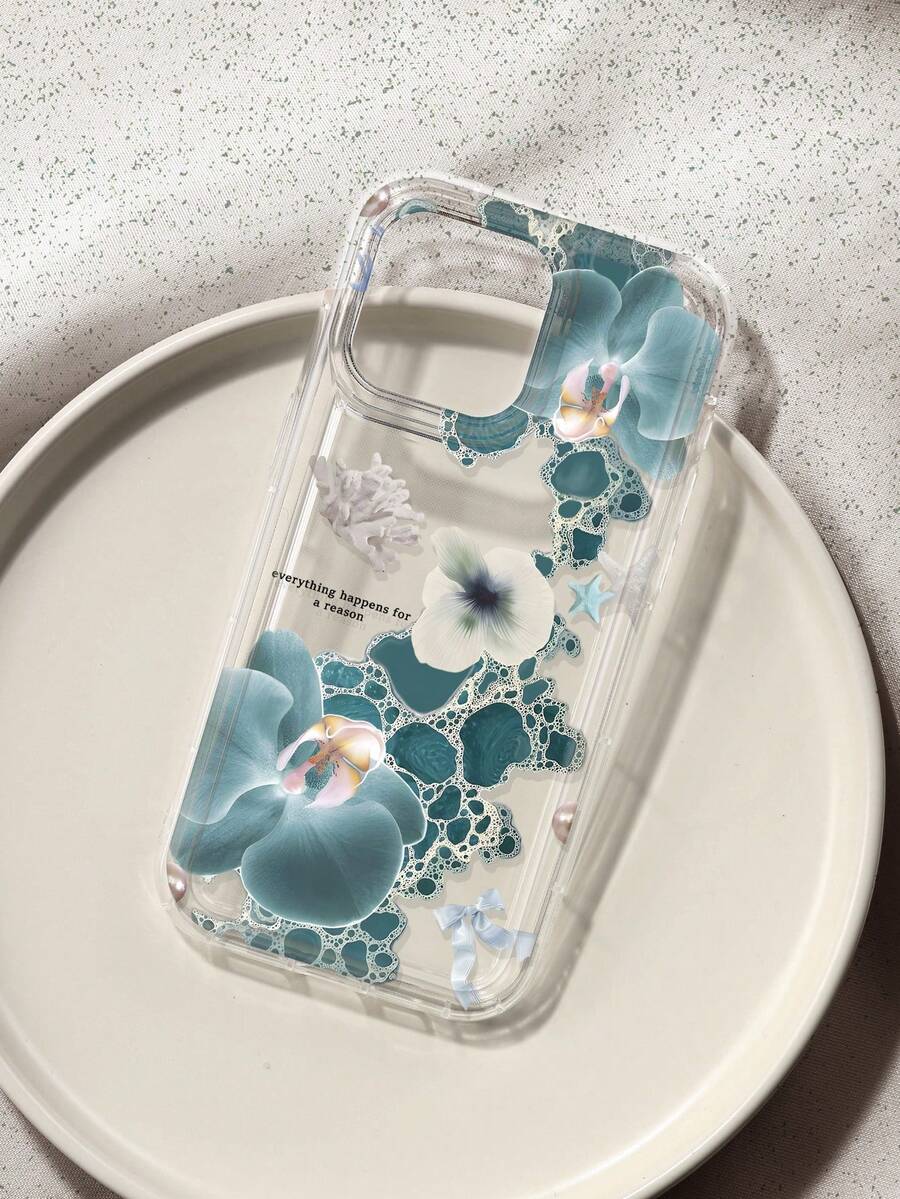 Custodia telefonica trasparente con stampa di fiori di ibisco corallo, compatibile con iPhone 16/11/12/13/14/15/15Pro/15Plus/15ProMax/7Plus/8Plus/X/XsMax/Xr/11Pro/12Pro/13Pro/14Pro/12Mini/13Mini/11ProMax/12ProMax/13ProMax/14Pro Max/14Plus/6/6S/6Plus/7/8/16Pro/16Plus/16ProMax/SE e Galaxy/A54/A14/A12/A13/A15/A32/A33/A24/A52S/S20/S21/S22/S23/S24/S23Plus/S24Ultra/S25/A15/A33/A23, impermeabile, antiurto, resistente ai graffi - Multicolore - Visualizzare 1
