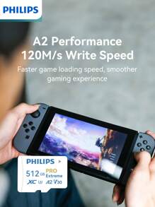 PHILIPS 飞利浦大容量高速存储卡，兼容多种智能设备，扩展内存，支持手机APP数据迁移，快速电脑文件传输