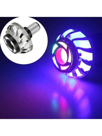 Lâmpada Led Angel Eyes 2 Polos Com Projetor Rgb Strobo Motos