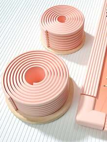 1pc , Collision Protection Corner Guard Edge Bumper Soft Cushion Self-Adhesive Anti-Collision Table Corner, Stair, Wall (2m/Roll) - Multicolor - View 13