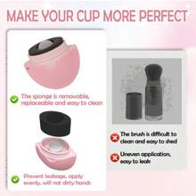 1pcs Sunscreen Applicator - Portable -Refillable Roll On Sponge Sunscreen, Suncream & Lotion Applicator , Adults & Families - Perfect Size For Travel