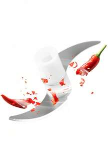 1 件装手动压蒜器、蒜泥器、蒜压碎器、蒜切碎器、蒜研磨器，适合家用 - 彩色 - 查看 3