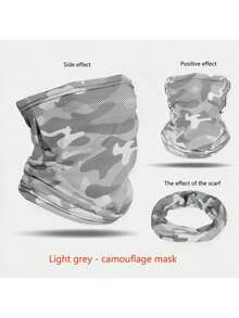 1pc Polyester Camouflage Arm Sleeve, Casual Summer Sun Protection Arm Cover, Breathable Outdoor Fishing UV Protection Arm Sleeve, Camouflage Face Mask Neck Gaiter For Men And Women - Men's Arm Sleeves - View 16