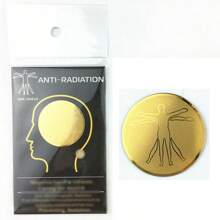 6/3/1pc Anti Radiation Protector Shield EMF Protection 26 Mm Round Cell Phone Sticker EMR Blocker Protection Stickers For Mobile Phones Computers Laptops Electronic Devices Supplies