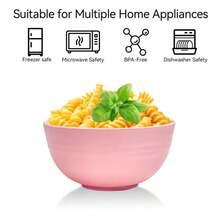 4/16/32 piezas Juego de vajilla de plástico PP rosa estilo nórdico, irrompible y reutilizable con caja - Incluye platos, tazones, vasos de plástico - Ideal para cocina, campamento al aire libre, picnic, reunión familiar, autocaravana, graduación, cumpleaños, despedida de soltera, regalo de boda, dormitorio universitario - Halloween, Navidad