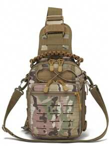 Neue Lagerbestände Einzelschulter Diagonale Kreuz Outdoor Tragbare Fahrradtasche Camouflage Outdoor Sport Kleine Brusttasche