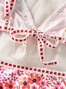 Gemustertes Stoffknopf-Strandkleid, sexy, geeignet für Strand, Dates, Partys und Festivals