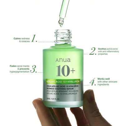 Anua Azelaic Acid 10 Hyaluron Redness Soothing Serum 30ML - Anti-Redness Soothing Serum