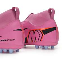 Nike JR ZOOM SUPERFLY 10 ACADEMY AG Football Shoes, AG Studs, Youth Match & Training FQ8308-600 - Mysterious Flamingo Red/Black/Bright Orange Red - View 10