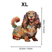 Dachshund/Corgi/Bulldog - Wooden Jigsaw Puzzle, Asymmetrical Animal Shaped Wooden Puzzle Toy, Party Game Gift, Decorative Art, Tabletop Magic Puzzle, Unique Children's Educational Puzzle, Birthday Gift, Wooden Puzzle For Kids, Back To School Gift, Christmas Gift - Multicolor - View 18