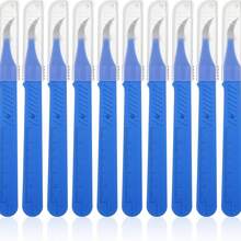 1/3/5/10pcs Seam Ripper, Razor-Style Lint Remover With Protective Cover, Suitable For Sewing, Crafts, Embroidery And More - Multicolor - View 3