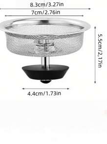 Colador de fregadero de cocina, embudo, cesta de drenaje